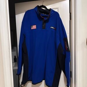 Polo Ralph Lauren Blue and Black Performance Jacket